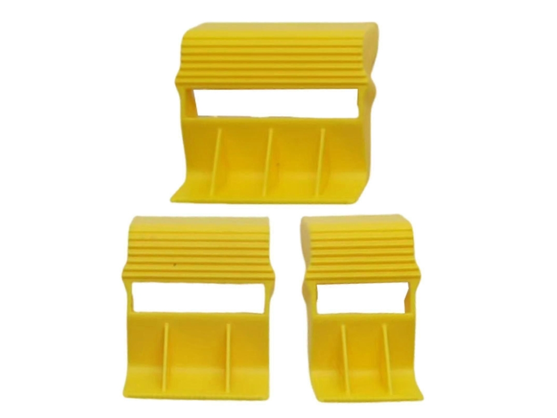 Dispensador compacto de cinta adhesiva, herramienta de corte de adhesivo, aplicador de 5,5 x 5,1 x 6 cm, plástico resistente, portátil GOKOCO