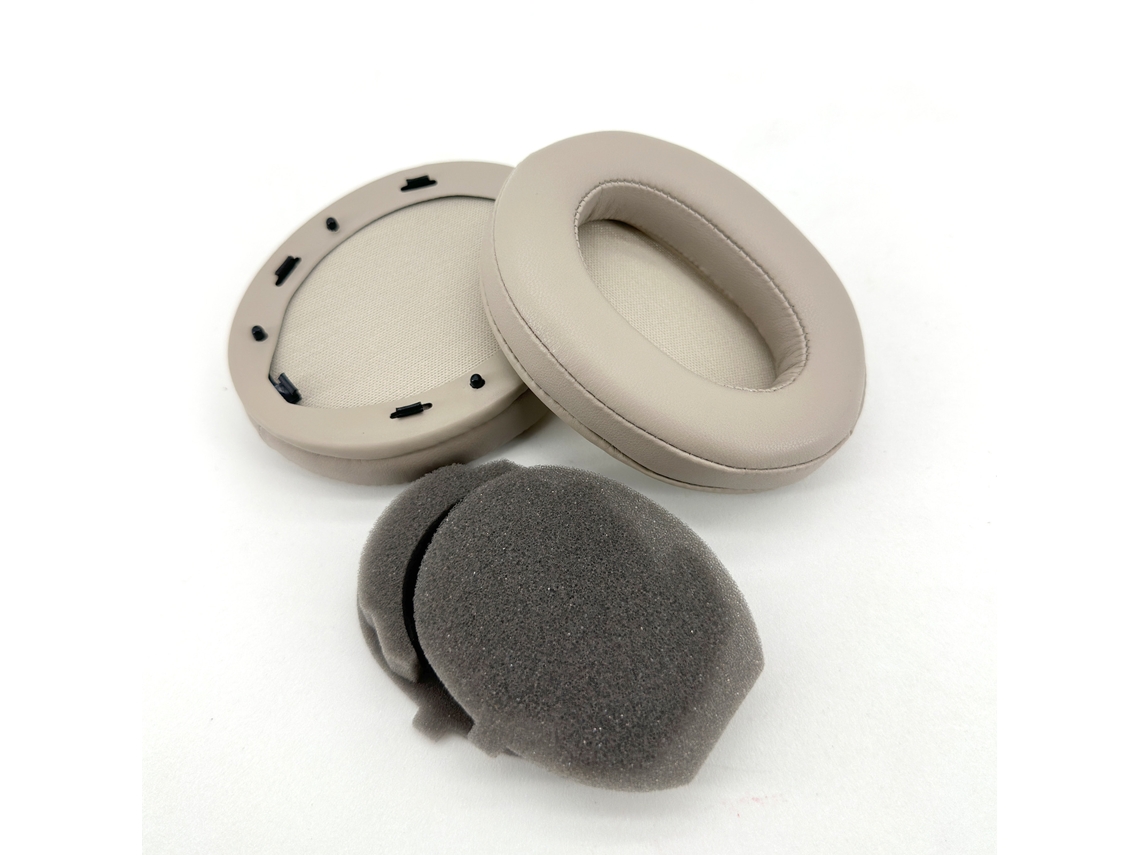 Almohadillas Para Auriculares Sony Wh-1000xm3 (un Par), Material De Cuero. Color Dorado Czhhmart