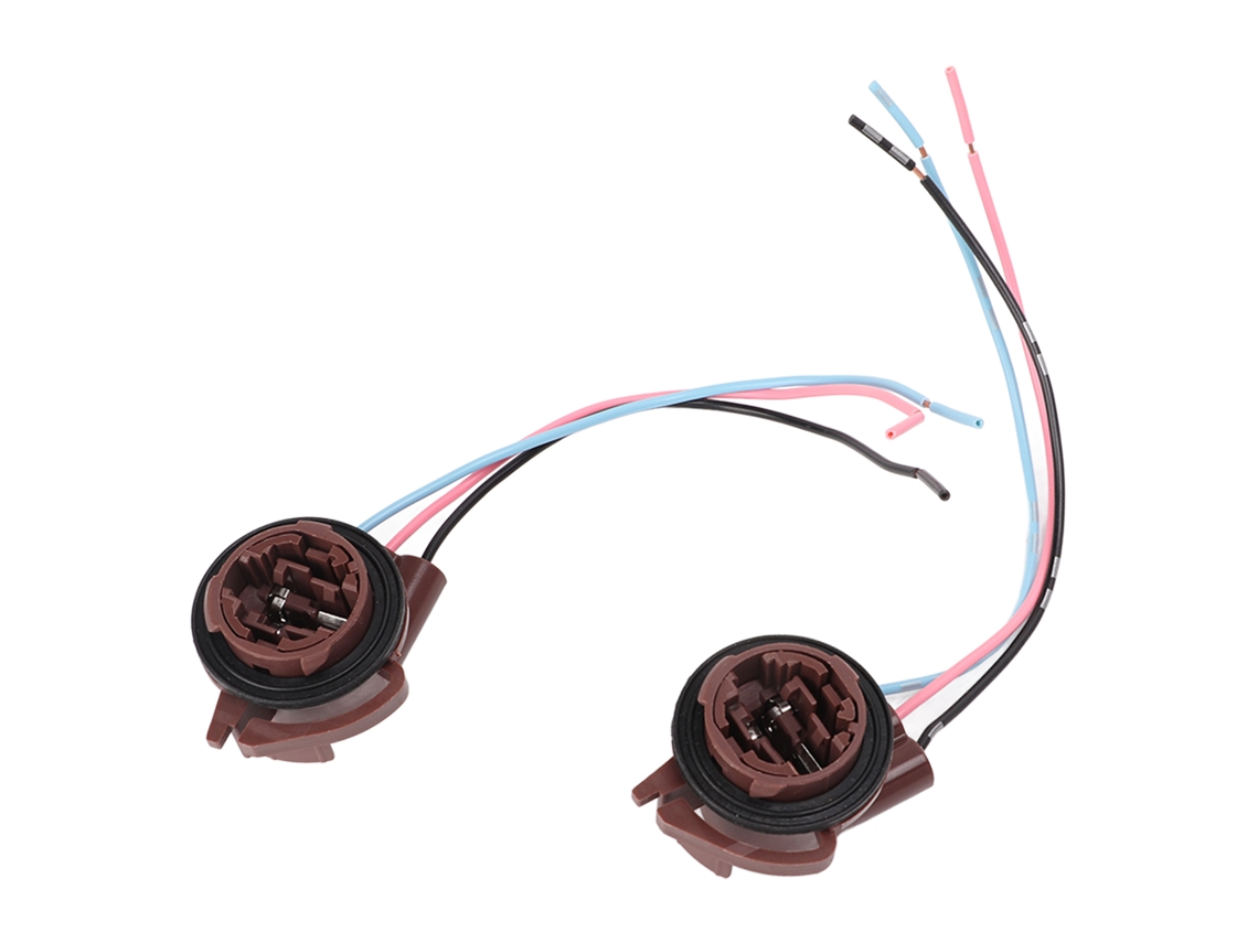 2 Portalámparas 3157 3057 Para Bombillas Led 3155 3357 3457 3156 4157 Con Cable Preinstalado