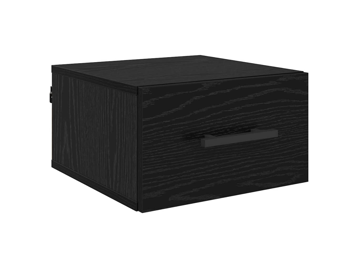 Mesilla de noche de roble negro 35 x 35 x 20 cm MAISON EXCLUSIVE