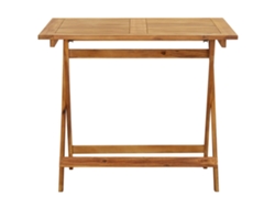 Maison Exclusive - Mesa Plegable De Jardín De Madera Maciza De Acacia 90x90x75 Cm