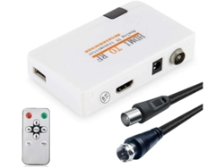 Adaptador convertidor HDMI a VHF coaxial RF de 1080p compatible con PS5/PS4/Xbox/Nintendo Switch/VCR/DVD/Roku/Fire Stick/STB Plug &amp; Play Bestvite