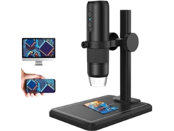 Microscopio Digital Usb Profesional Con 8 Led, Endoscopio, Zoom De 1600x Y Lupa.