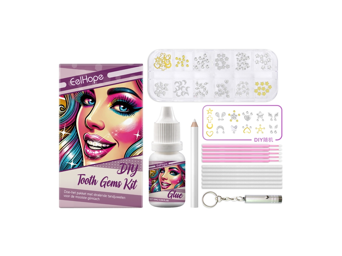 Juego de dientes DIY Eelhope Belleza Sonrisa Confiada