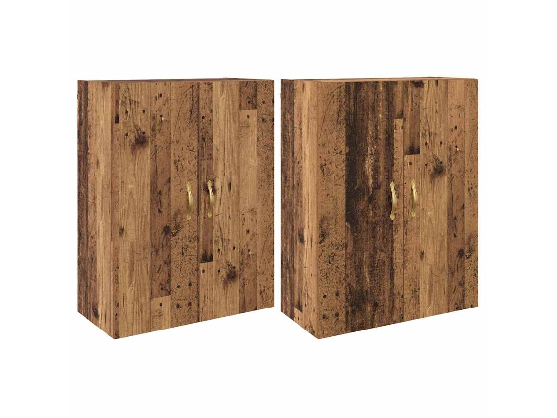 Armario de pared 2 piezas madera antigua 69,5x34x90 cm MAISON EXCLUSIVE