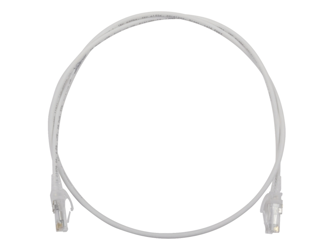 Patch Cord Mc6 Modular Cat6 Utp 28awg 3ft Blanco Mc6-03-0228