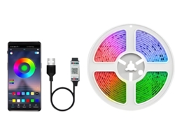 15m 180led Tira De Luz Usb Bluetooth Rgb 5v Led Luz Trasera Flexible Tira De Lámpara Szsmart Cinta