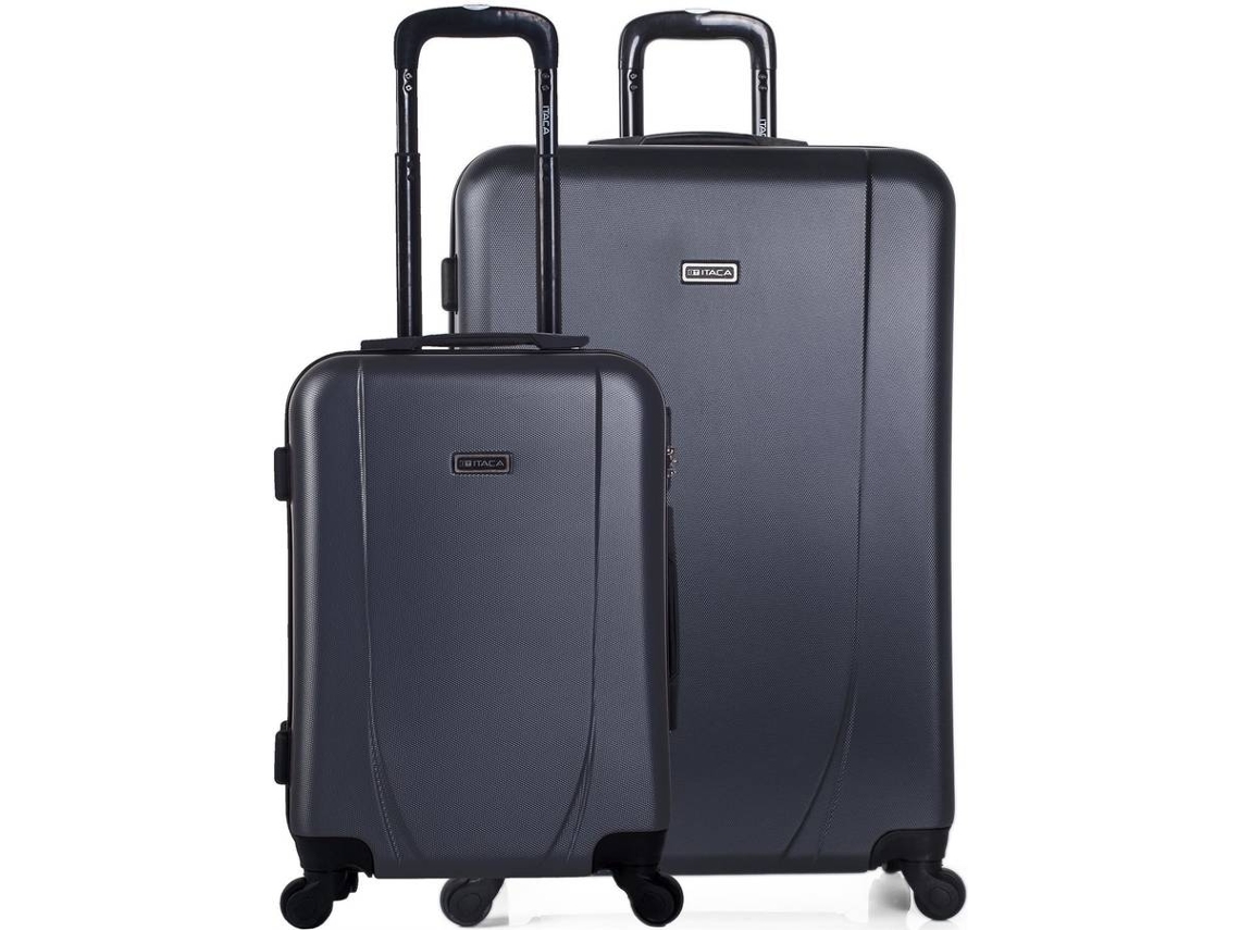 Conjunto de Maletas de Viaje ITACA ABS Negro (135 L)