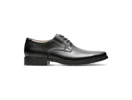 Tilden Plain Black Leather