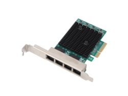 Adaptador De Ethernet 2.5g De 4 Puertos Pcie Tarjeta De Red Gigabit 8125b Para Pc De Escritorio