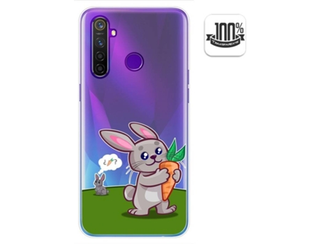 Carcasa Realme 5 Pro TUMUNDOSMARTPHONE Conejo Multicolor