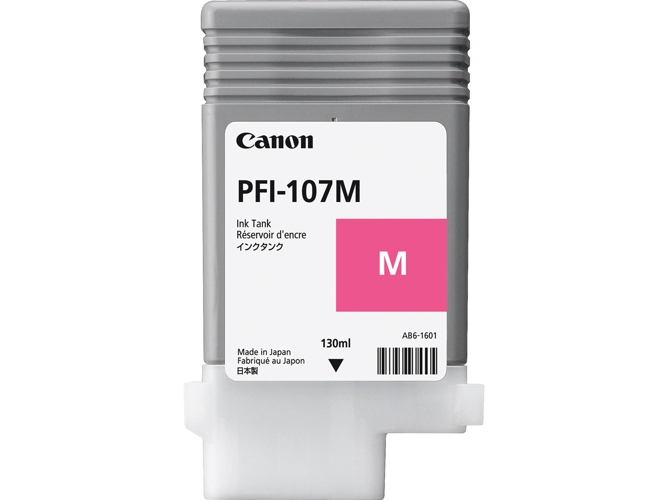 Cartucho de tinta Original CANON PFI-107 Magenta para imagePROGRAF iPF670, iPF680, iPF685, iPF770, iPF780, iPF785