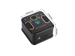 Purificadores de aire iónicos para el hogar Ionizador de aire enchufable para el hogar Generador de iones negativos para dormitorio, inodoro BISBISOUS