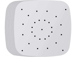 Lineros De Papel De Parchment Para Freidora De Aire, 200 Piezas 7.8 Pulgadas Blancos, Inadherentes, Resistentes Al Calor Y Antigrasa