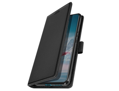 Funda Motorola Edge 40 Neo Solapa Tarjetero Soporte Vídeo Negro