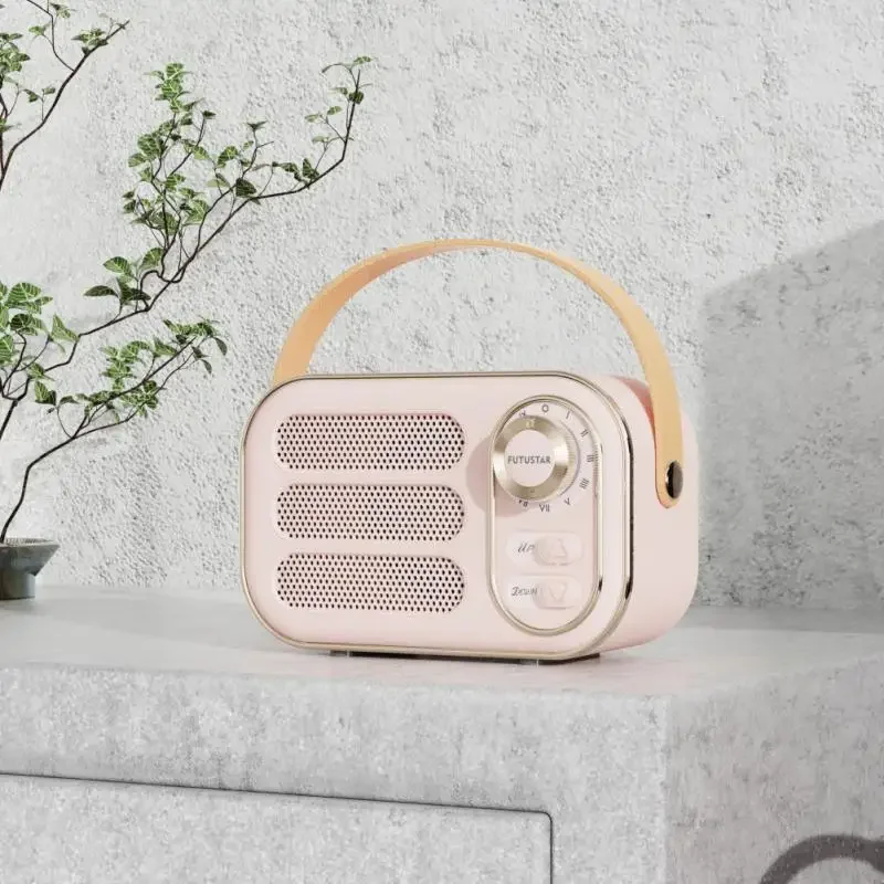 (rosa) Reproductor De Música Estéreo Con Altavoz Bluetooth Para Decoración