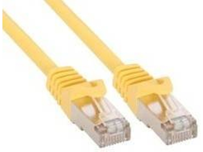 Cable de Red INLINE (RJ45 - 2 m - Amarillo)