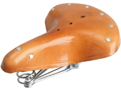 Sillín De Bicicleta Retro De Piel De Vacuno Suave Para Hombre Y Mujer. Cómodo Para Montar En Bicicleta.