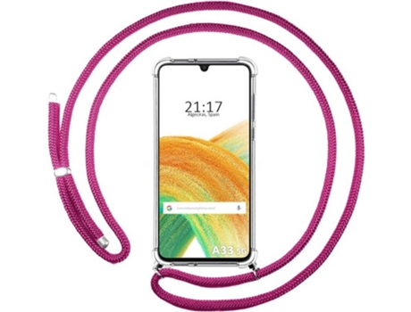 Carcasa Samsung Galaxy A33 5G TUMUNDOSMARTPHONE Colgante Rosa