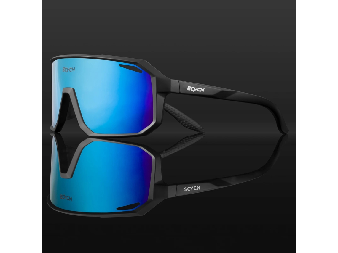 Gafas de sol unisex MDUG con lentes semitransparentes, protección UV400 y resistentes a los impactos (estilo C2).
