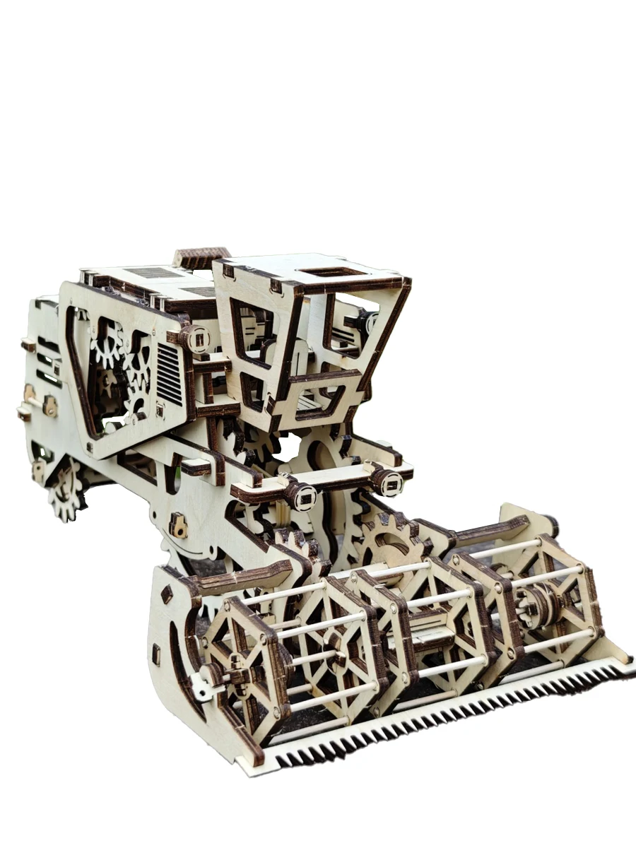 Rompecabezas De Madera 3d, Kits De Montaje De Modelos, Lluvia De Ideas, Construcción Artesanal.