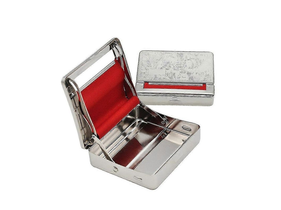 Máquina Automática Para Liar Cigarrillos, Pulida En Plata, Para Tabaco, 70 Mm, 1 Unidad.