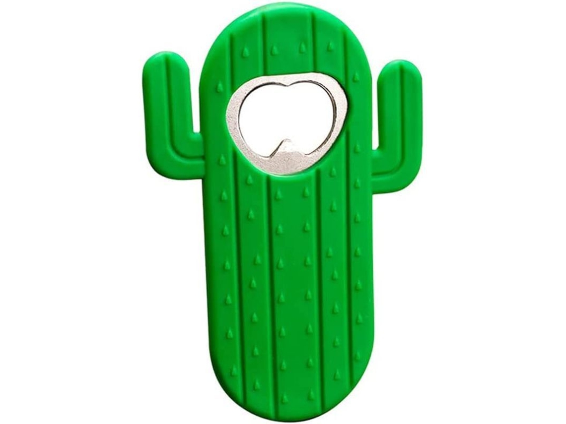 Abrebotellas Cactus De Acero Inoxidable Y Tpr Para Cerveza Y Refrescos Ideal Para Camping Y Viajes