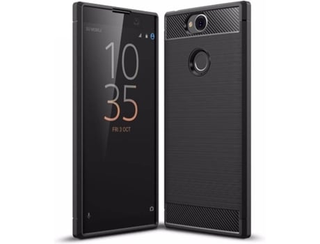 Carcasa Sony Xperia XA2 Plus Multi4you Gel TPU Carbono Negro