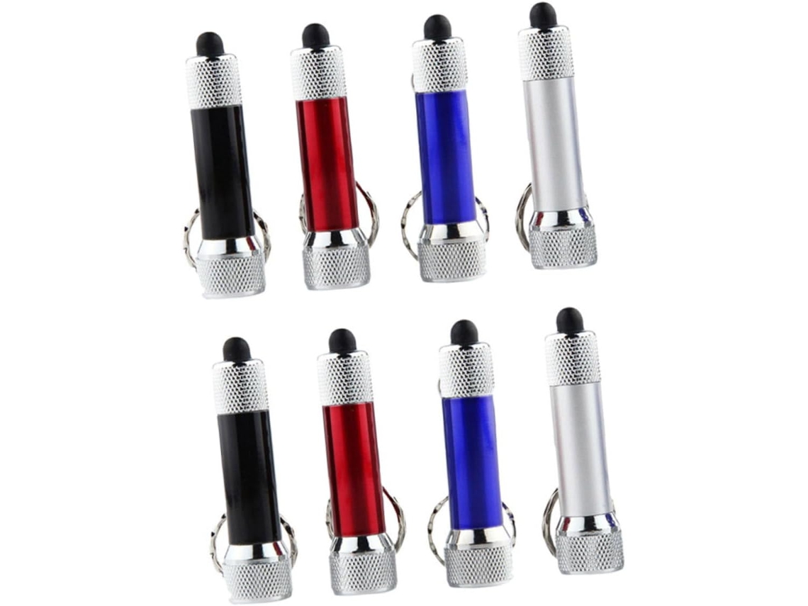 8 Llaveros, Argollas Para Llaves, Repuestos, Mini Linterna, Encendedor De Mano