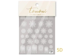 Pegatinas Para Uñas Cortadas Con Láser 5d, Purpurina Navideña De Cristal De Nieve Invernal 3d