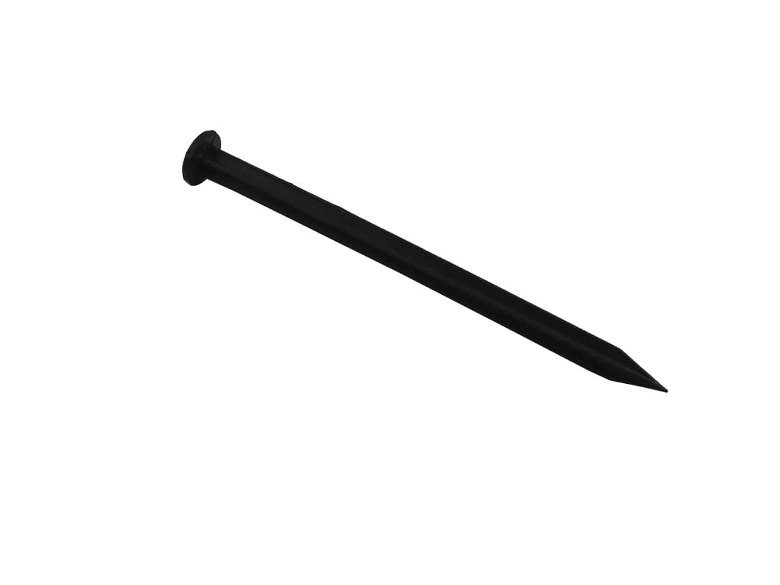Estacas de fijación para jardín Klasebo de 20 cm, negras, resistentes y duraderas