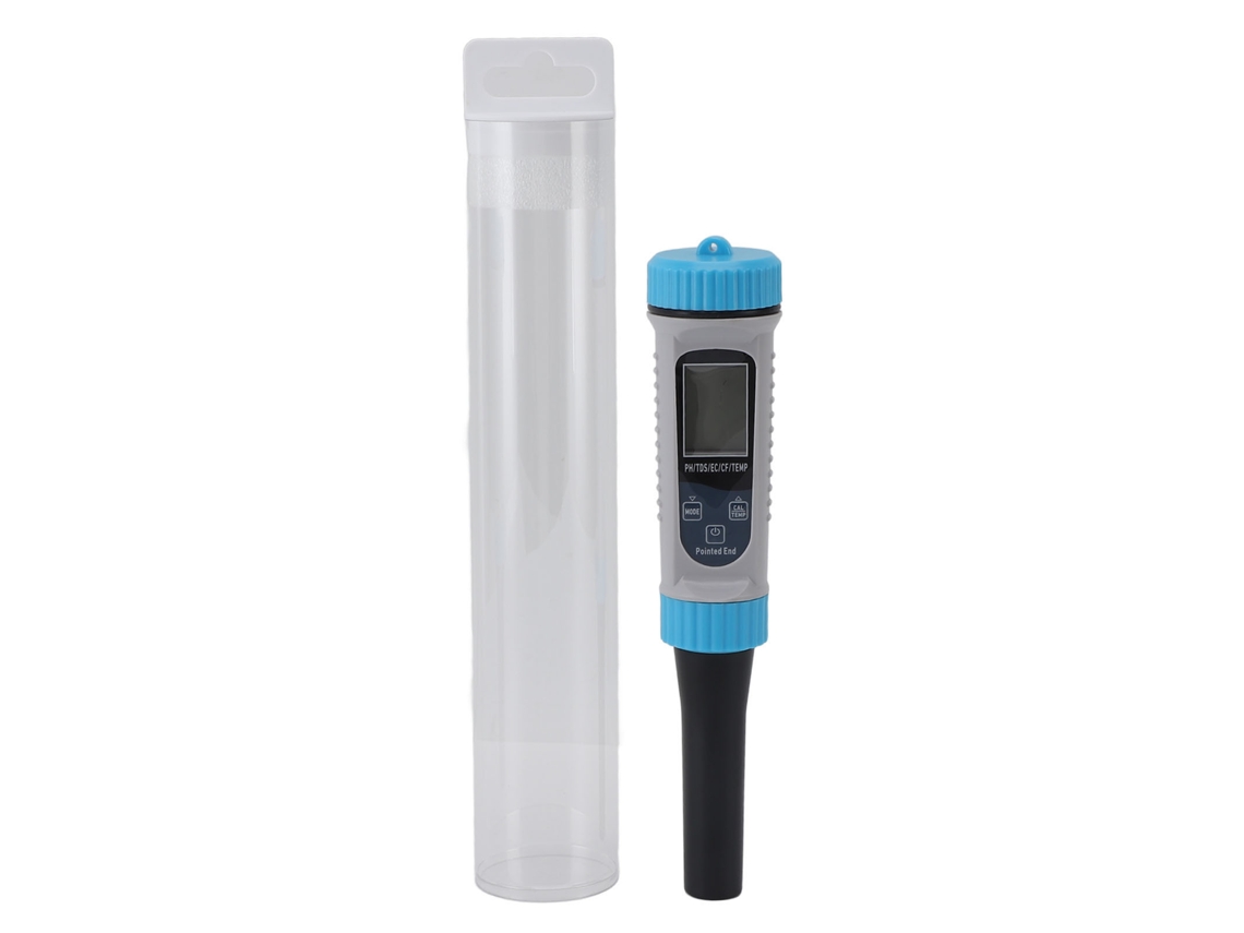 Medidor de pH Bluetooth multifuncional de alta precisión con resolución 0,01, 5 en 1, compatible con la aplicación Tuya, para hidroponía, agua potable, piscinas y acuarios.