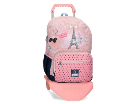 Mochila Escolar ENSO (32 x 44 x 17 - Poliéster - Rosa)