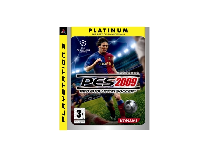 Juego PS3 PES 2009 Pro Evolution Soccer: Platinum Edition