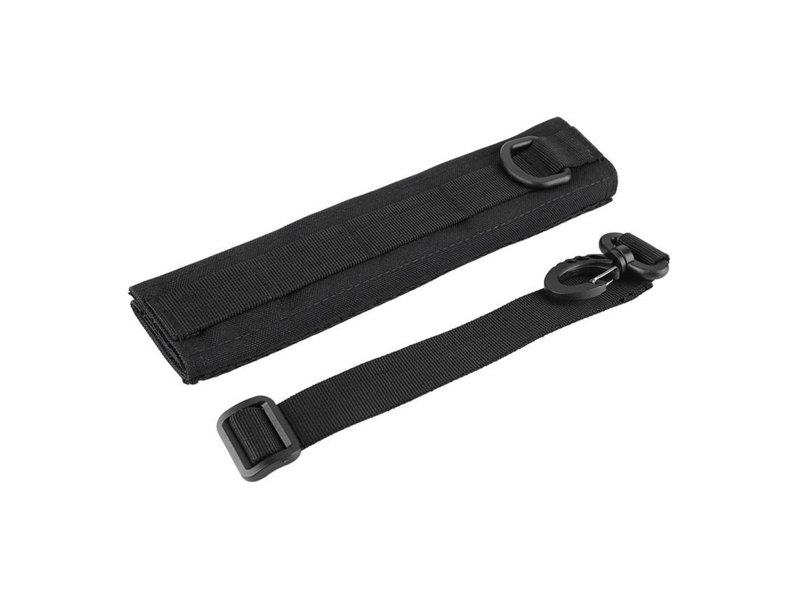 Estuche Universal Negro Para Auriculares Molle Para Exteriores Con Soporte De Espuma Y Anilla En D.
