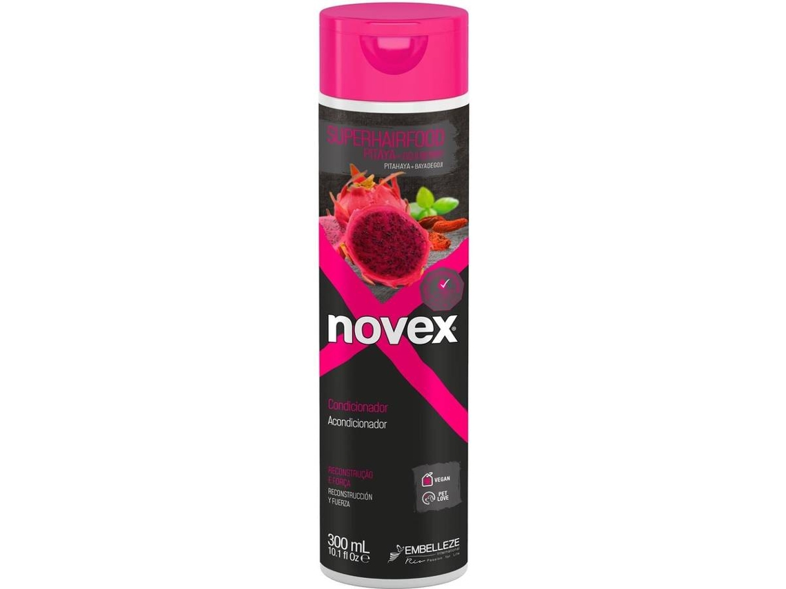 Acondicionador NOVEX SuperHairFood Pitahaya y Baya de Goji 300ml