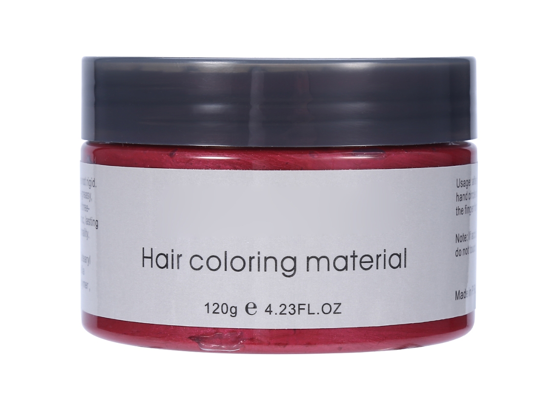 Vlrla-120ml Red Disposable Cabelo Dye Mud Styling Wax