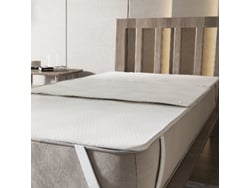 Protector de colchón impermeable The White Stone 120 x 200 cm con sábana desenfundable y lavable | Antiestrés e hipoalergénico