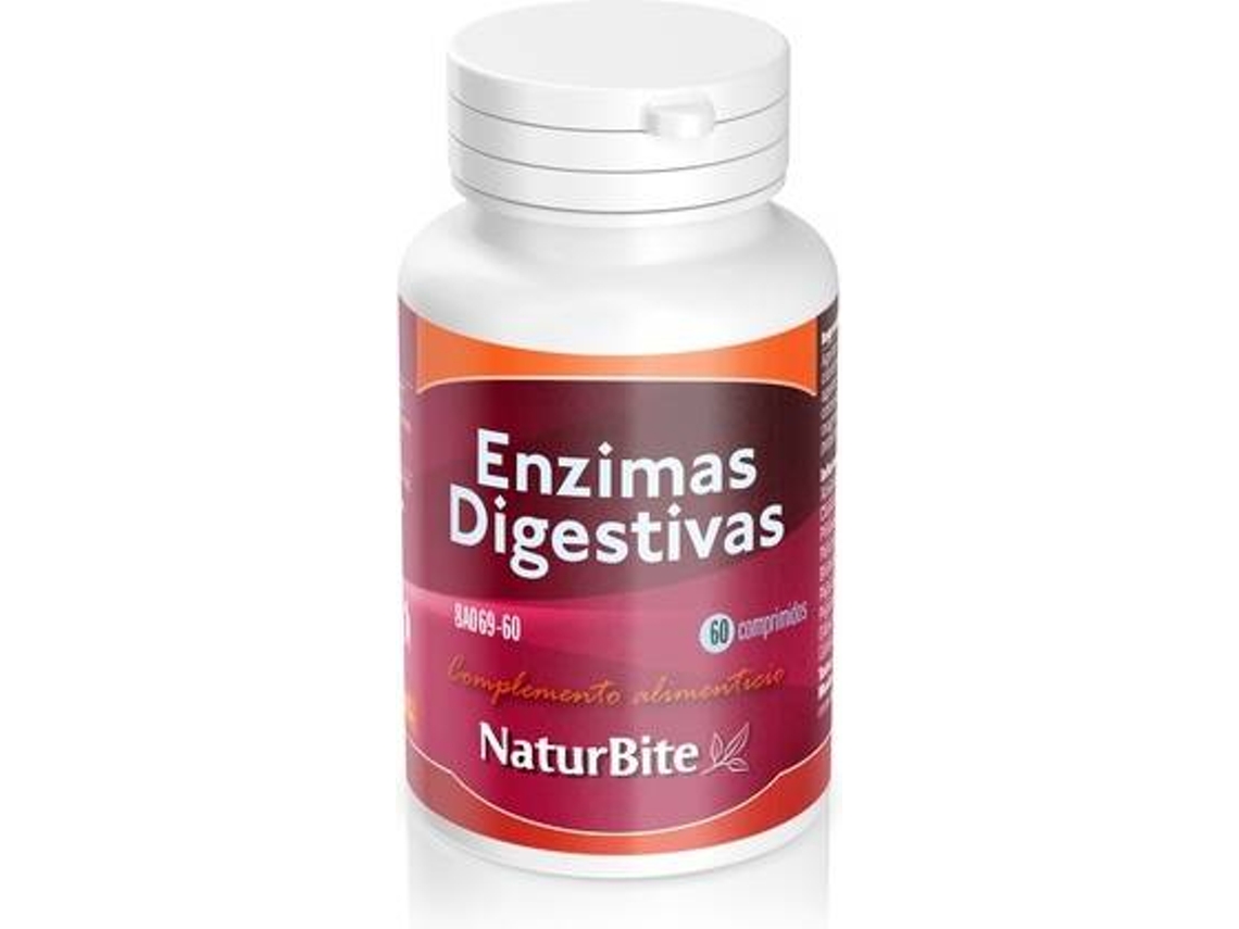 Complemento Alimentar NATURBITE Enzimas Digestivas (60 comprimidos)