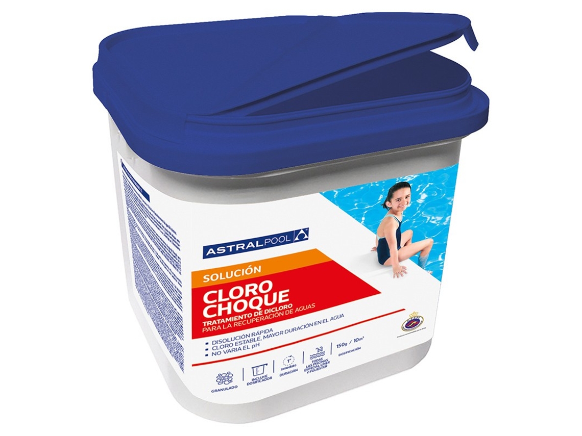 Cloro De Choque Granulado ASTRALPOOL 5 Kg