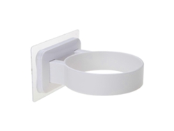 Soporte de pared para secador de pelo en el baño, organizador con adhesivo, blanco. O. GOKOCO