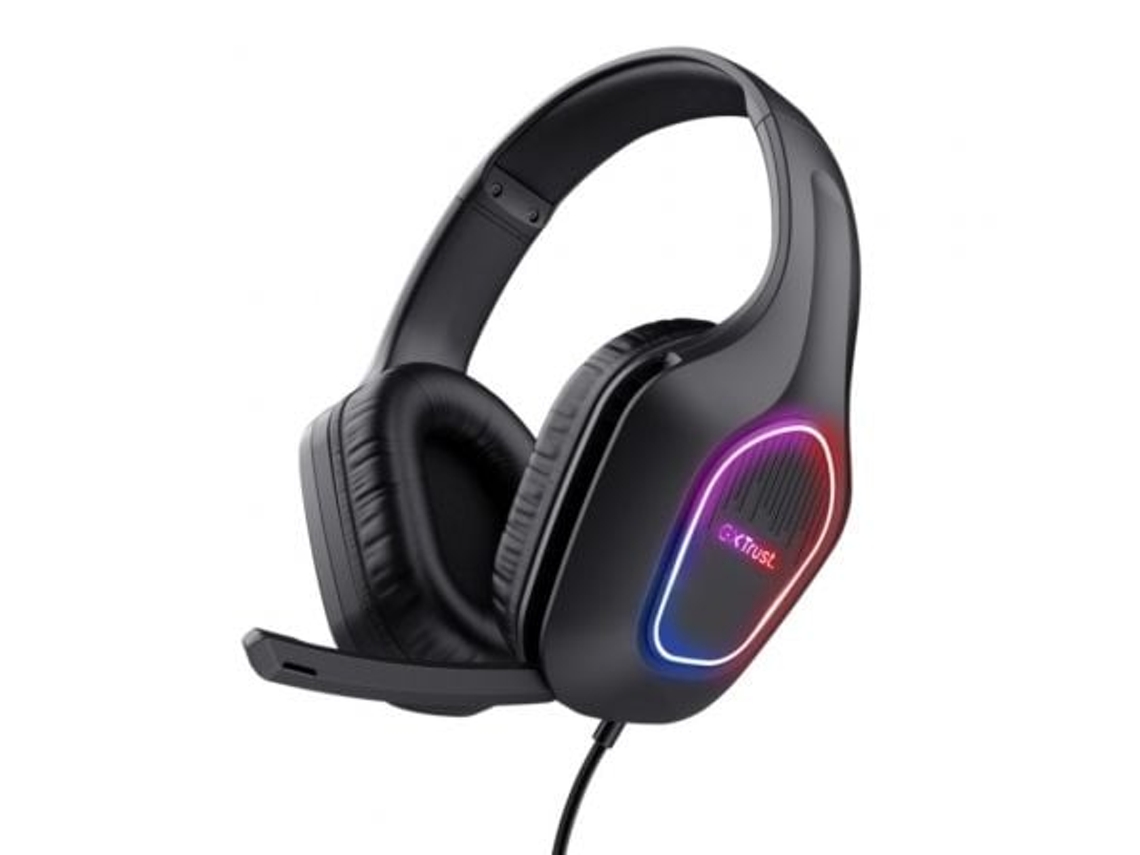 Auriculares Gaming Con Micrófono Trust Gaming Gxt 416 Zirox- Jack 3.5-usb Negros