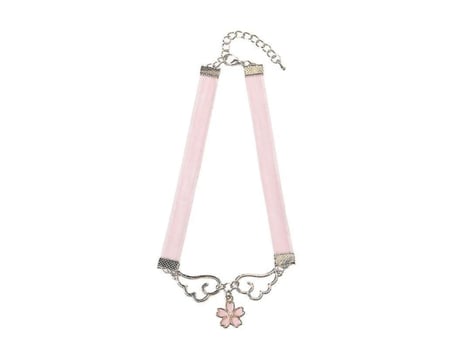 Collar colgante de cosplay Enamelo Ala Star Heart Card Captor Sakura Velvet Choker
