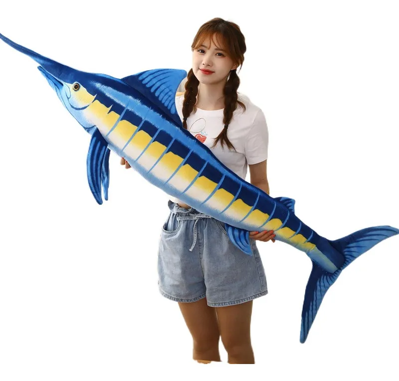 Peluche de tiburón marlín azul simulado 2025vayotoy