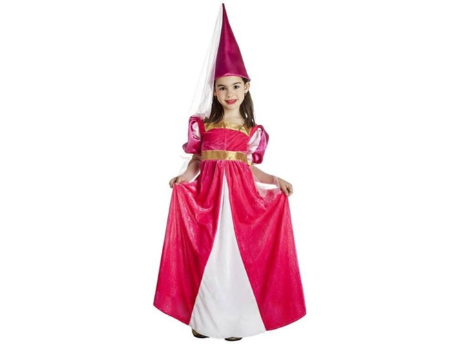Disfraz de Niña DISFRAZZES Princesa Medieval De Cuento (Talla: 7 a 9 años)