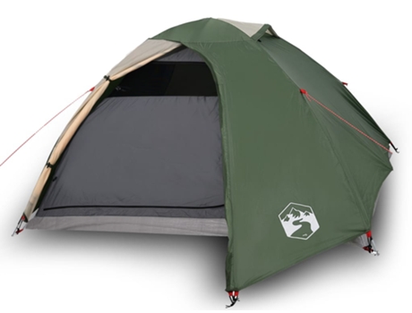 Tienda de campaña iglú para 4 personas impermeable VIDAXL verde