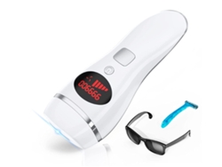 Depilación láser IPL para mujeres y hombres, dispositivo permanente e indoloro para el hogar, actualizado a 999.900 flashes, color blanco Yizhood