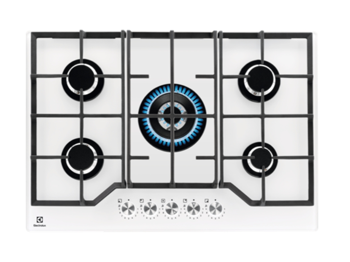 Placa de Encimera de gas de Encastre ELECTROLUX (740 mm - Blanco)