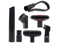 Juego de accesorios para aspiradora, cepillo para suelos con adaptador de manguera estándar, 7 piezas