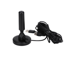 Antena de TV interior con interfaz USB y amplificador